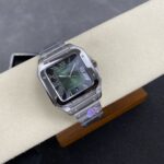 Super Clone Cartier Santos De Cartier Green Dial Large WSSA0062 39.8mm — view 10