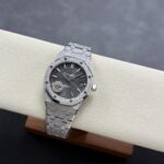 Super Clone Audemars Piguet Royal Oak Frosted-Gold 15454BC 37mm Gray Dial — view 9