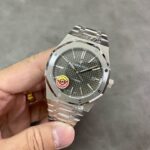 Super Clone Audemars Piguet Royal Oak 15400ST 41mm Grey Dial Steel — movement / caseback view