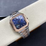 Super Clone Patek Philippe Cubitus 5821/1AR-001 45mm Blue Dial – — movement / caseback view