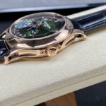 Super Clone Patek Philippe Complications 5205R-011 40mm Green Dial Rose Gold — case and bezel