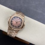 Super Clone Patek Philippe Nautilus 5711/1R-001 40mm Chocolate Dial Rose Gold V3 Update — view 9