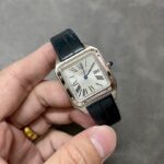 Super Clone Cartier Santos-Dumont 43.5mm WSSA0022 43.5mm x 31.4mm Steel — view 9