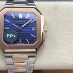 Super Clone Patek Philippe Cubitus 5821/1AR-001 45mm Blue Dial – — dial close-up