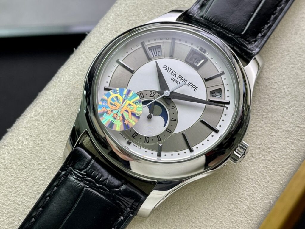 Super Clone Patek Philippe Complications 5205G-001 40mm White Dial Steel — view 10