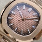 Super Clone Patek Philippe Nautilus 5711/1R-001 40mm Chocolate Dial Rose Gold V3 Update — view 10