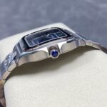 Super Clone Cartier Santos De Cartier Medium Blue WSSA0063 35.5mm – — case and bezel