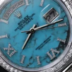 Super Clone Rolex Day-Date Turquoise Dial 128396TBR 36 mm – Swiss SuperClone
