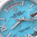 Super Clone Rolex Day-Date Turquoise Dial 128396TBR 36 mm – Swiss SuperClone