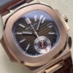 Super Clone Patek Philippe Nautilus 5980R-001 40.5mm Chronograph Rose Gold — bracelet detail