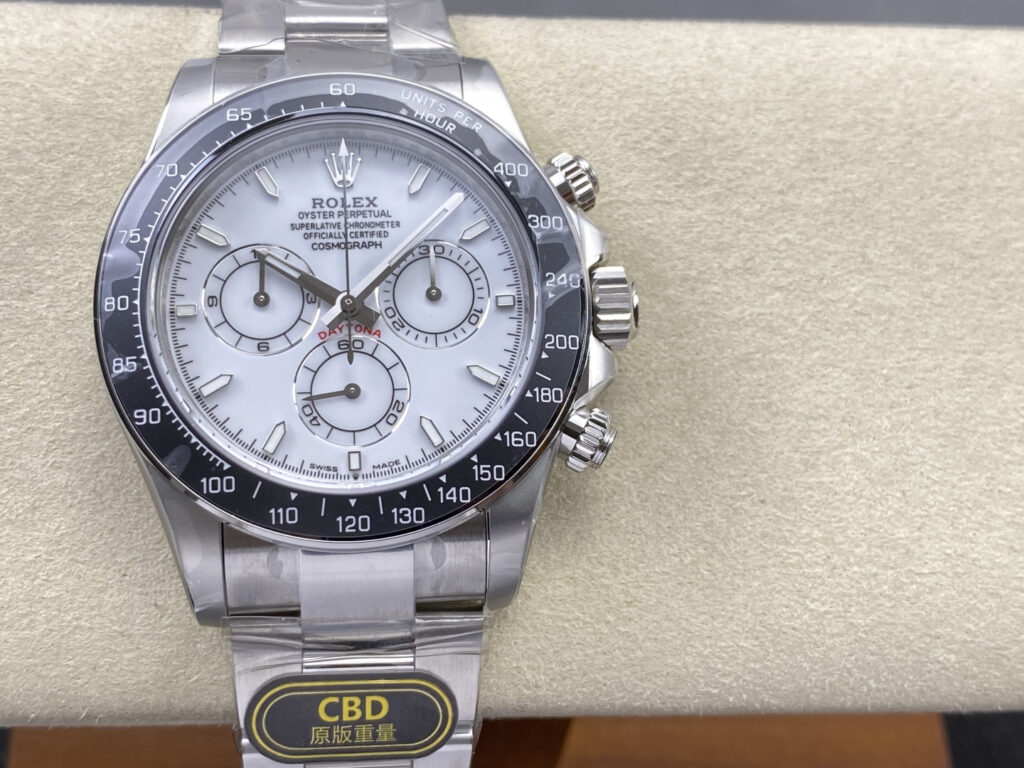 Super Clone Rolex Cosmograph Daytona Rolesium Enamel Dial (2026) Super Clone — dial close-up
