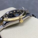 Super Clone Rolex Datejust Black Diamond Dial 126333-0005 41 mm — bracelet detail