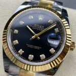 Super Clone Rolex Datejust Black Diamond Dial 126333-0005 41 mm — movement / caseback view