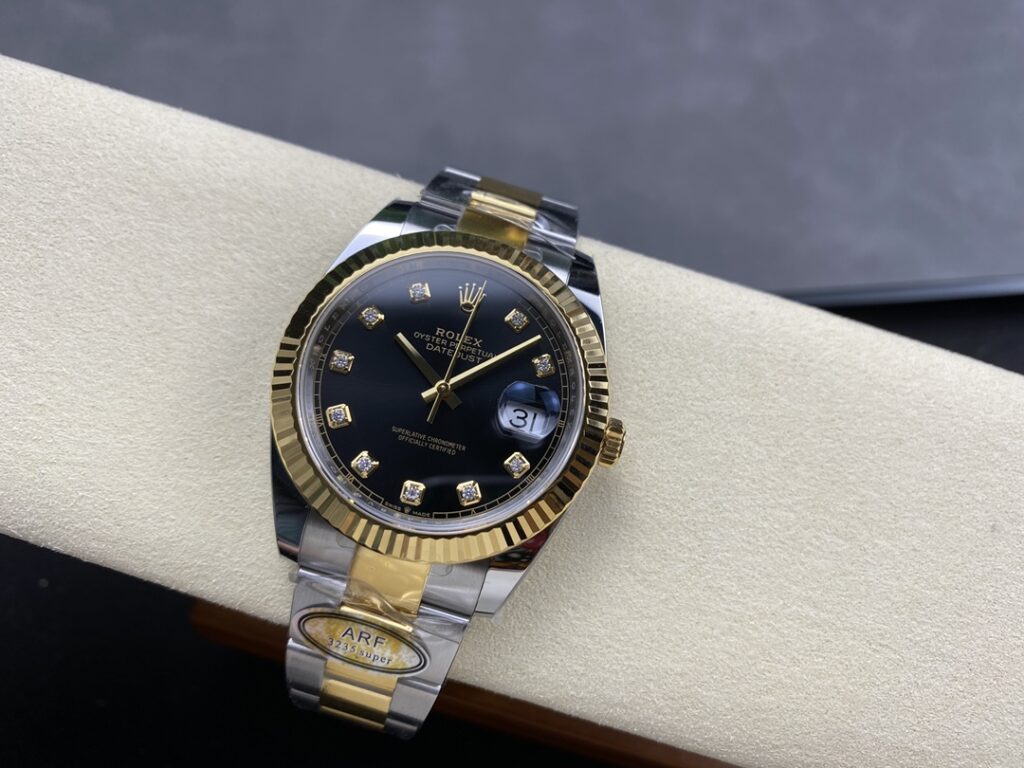 Super Clone Rolex Datejust Black Diamond Dial 126333-0005 41 mm — view 9