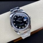 Super Clone Rolex Datejust Black Diamond Dial 126334-0011 41 mm — movement / caseback view