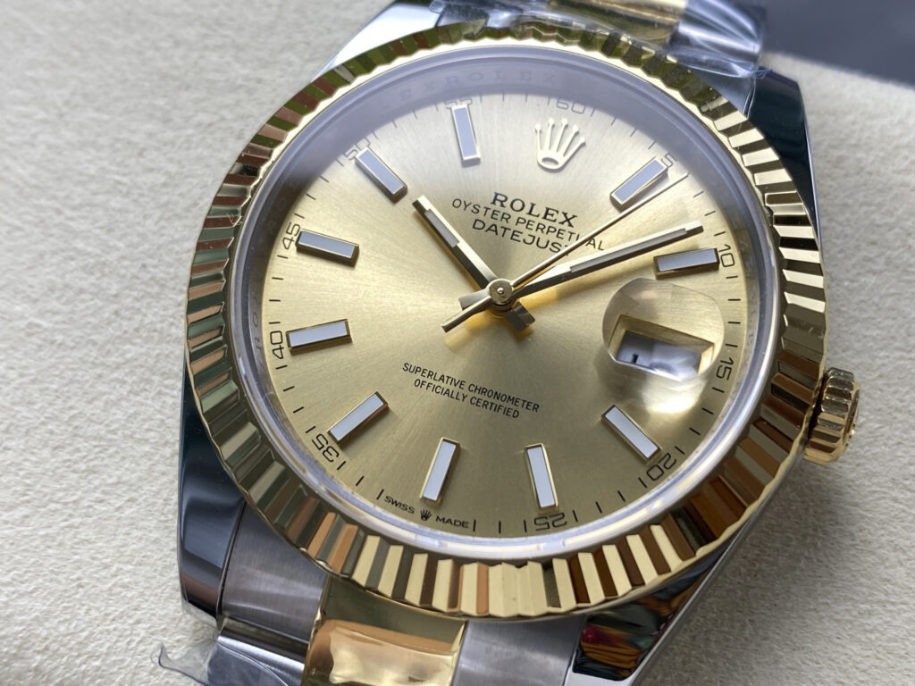 Super Clone Rolex Datejust Champagne Dial 126333-0009 41 mm — view 13