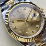 Super Clone Rolex Datejust Champagne Diamond Dial 126333-0011 41 mm — view 10