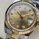 Super Clone Rolex Datejust Champagne Diamond Dial 126333-0011 41 mm — view 9