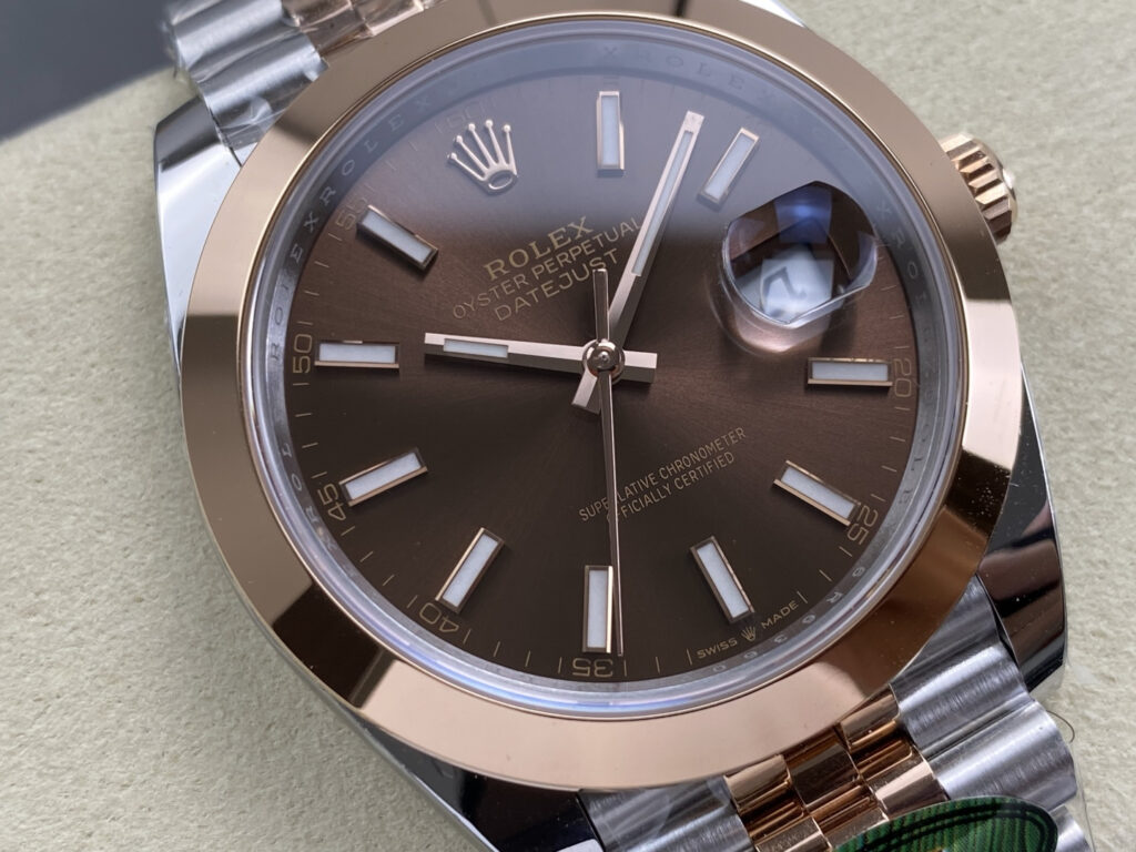 Super Clone Rolex Datejust Chocolate Dial 126201 Jubilee 36 mm — view 11