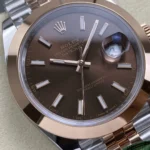 Super Clone Rolex Datejust Chocolate Dial 126201 Jubilee 36 mm – Swiss SuperClone
