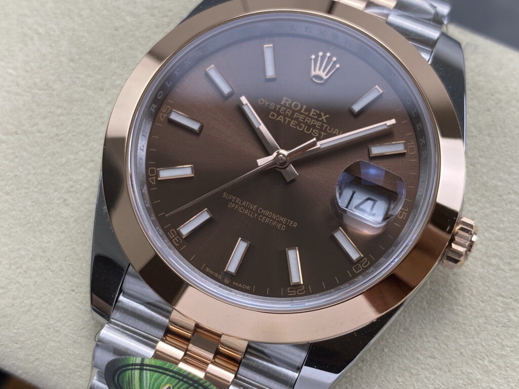 Super Clone Rolex Datejust Chocolate Dial 126201 Jubilee 36 mm — view 10