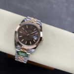 Super Clone Rolex Datejust Chocolate Dial 126201 Jubilee 36 mm — movement / caseback view