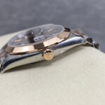 Super Clone Rolex Datejust Chocolate Dial 126201 Jubilee 36 mm — case and bezel