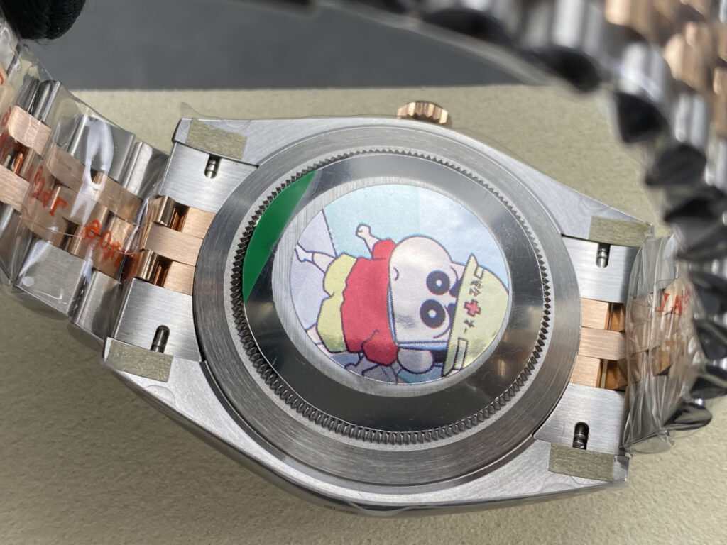 Super Clone Rolex Datejust Chocolate Dial 126201 Jubilee 36 mm — side profile
