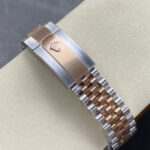 Super Clone Rolex Datejust Chocolate Dial 126201 Jubilee 36 mm — clasp and links