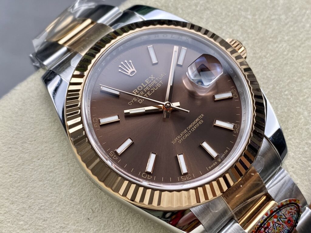 Super Clone Rolex Datejust Chocolate Dial 126231 Oyster 36 mm — view 10
