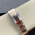 Super Clone Rolex Datejust Chocolate Dial 126231 Oyster 36 mm — on leather display