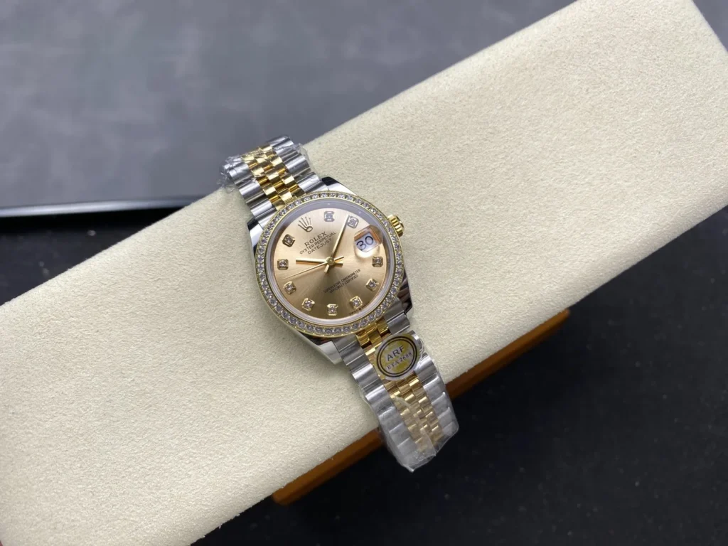 Super Clone Rolex Datejust Gold Dial SRL40 36 mm – Swiss SuperClone