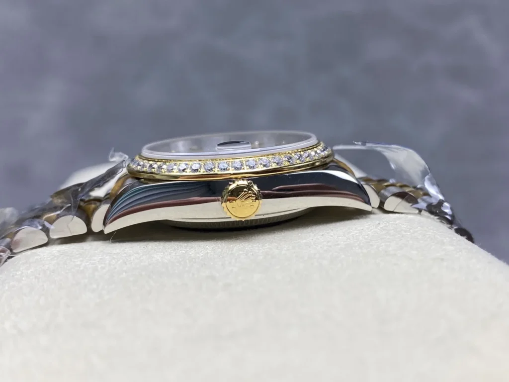 Super Clone Rolex Datejust Gold Dial SRL40 36 mm – Swiss SuperClone