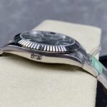 Super Clone Rolex Datejust Mint Green Dial 126334-0027 41 mm — side profile