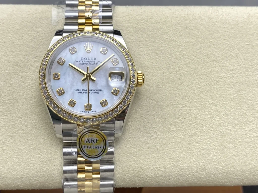 Super Clone Rolex Datejust Mother of Pearl Diamond Dial 126283RBR-0009 36 mm – Swiss SuperClone