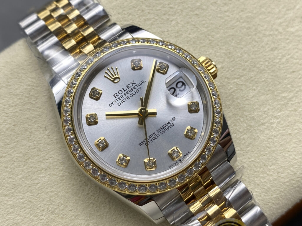 Super Clone Rolex Datejust Mother of Pearl Diamond Dial 126283RBR-0009 36 mm — view 13