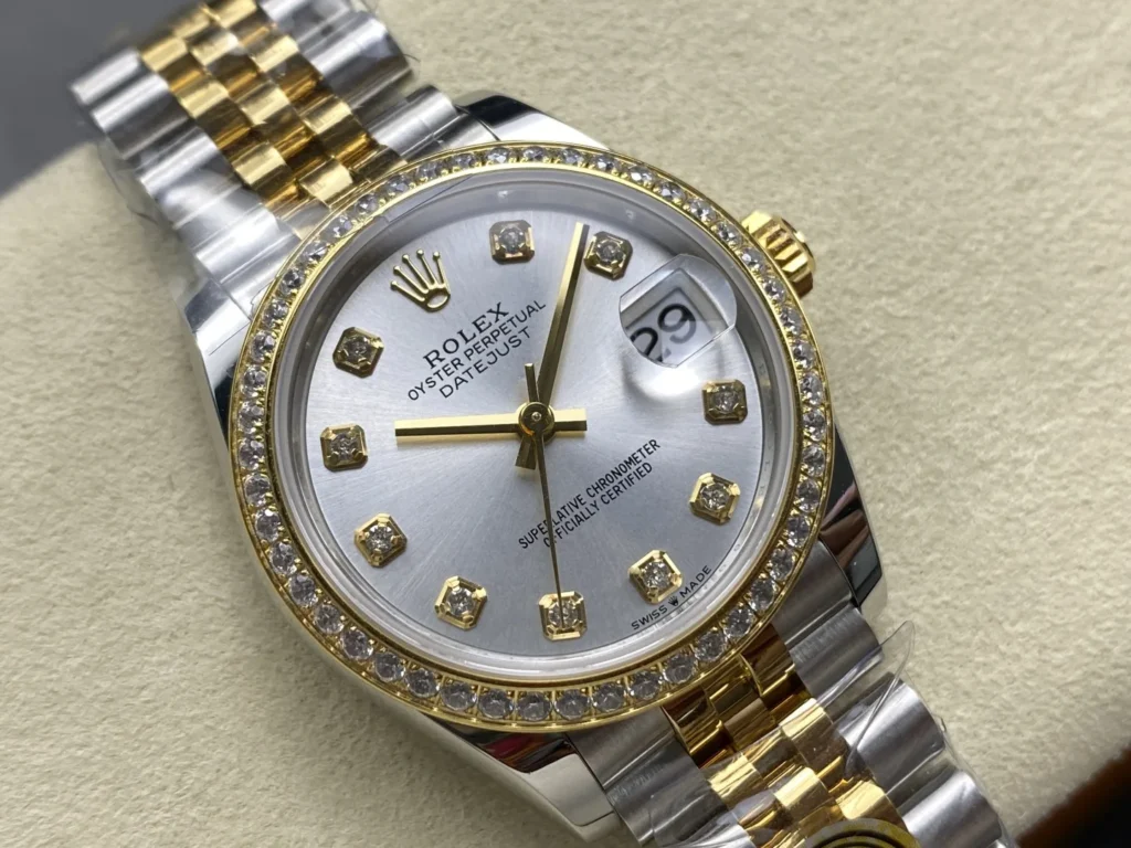 Super Clone Rolex Datejust Mother of Pearl Diamond Dial 126283RBR-0009 36 mm – Swiss SuperClone