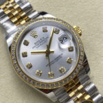 Super Clone Rolex Datejust Mother of Pearl Diamond Dial 126283RBR-0009 36 mm — view 13