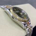 Super Clone Rolex Datejust Olive Green Roman Diamond Dial 126233-0026 36 mm – Swiss SuperClone