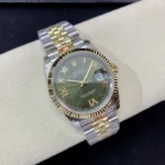 Super Clone Rolex Datejust Olive Green Roman Diamond Dial 126233-0026 36 mm – Swiss SuperClone