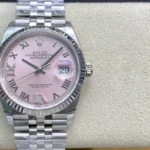 Super Clone Rolex Datejust Pink Roman Dial 126234-0031 36 mm – Swiss SuperClone