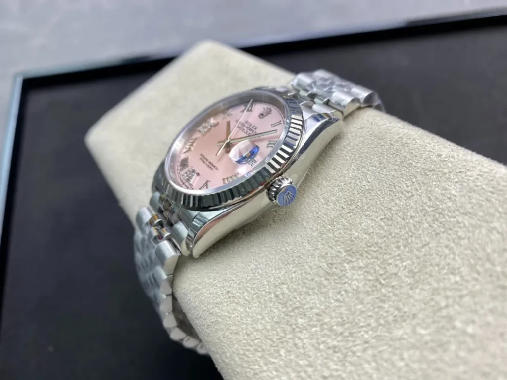 Super Clone Rolex Datejust Pink Roman Dial 126234-0031 36 mm – Swiss SuperClone