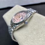 Super Clone Rolex Datejust Pink Roman Dial 126234-0031 36 mm — side profile