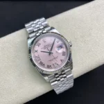 Super Clone Rolex Datejust Pink Roman Dial 126234-0031 36 mm – Swiss SuperClone