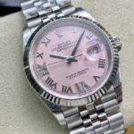 Super Clone Rolex Datejust Pink Roman Dial 126234-0031 36 mm — view 9