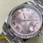 Super Clone Rolex Datejust Pink Roman Dial 126234-0032 36 mm — bracelet detail