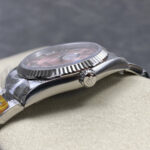 Super Clone Rolex Datejust Pink Roman Dial 126234-0032 36 mm — side profile