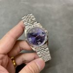 Super Clone Rolex Datejust Purple Dial 126234-0022 36 mm — movement / caseback view