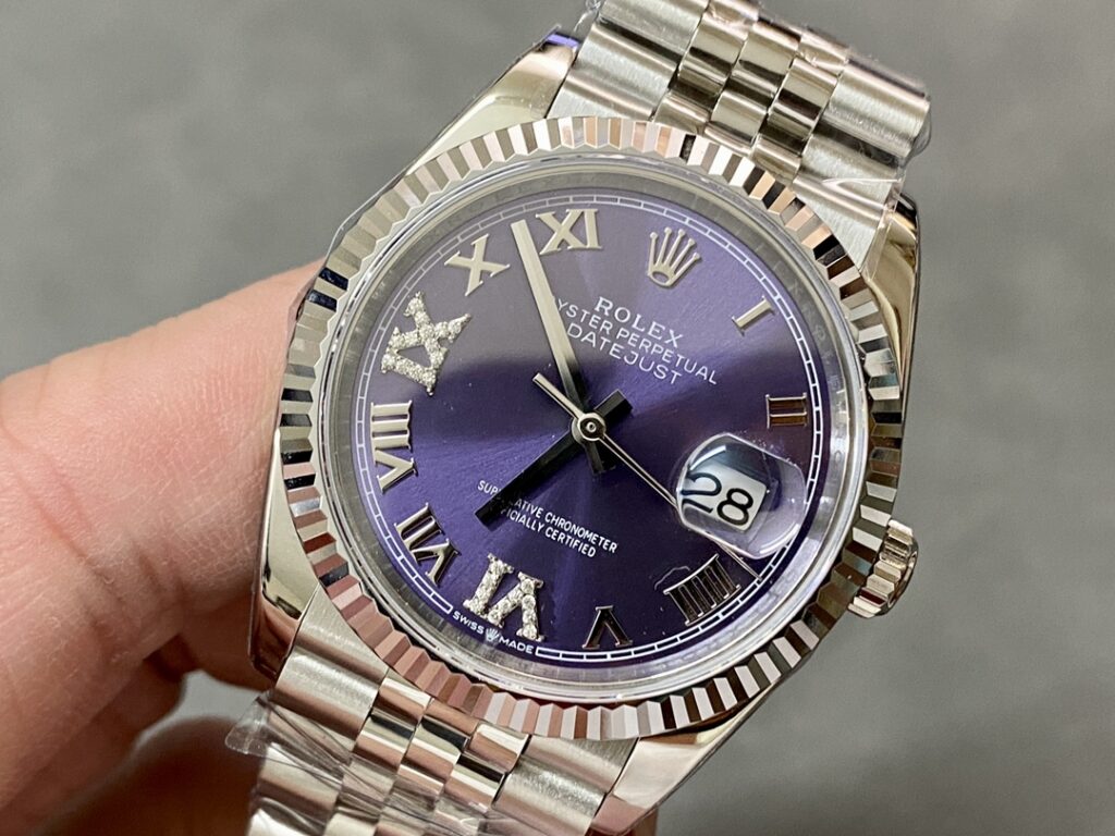 Super Clone Rolex Datejust Purple Dial 126234-0022 36 mm — view 9