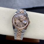 Super Clone Rolex Datejust Rosé Dial 126231-0027 36 mm — case and bezel